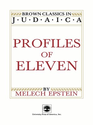 cover image of Profiles of Eleven